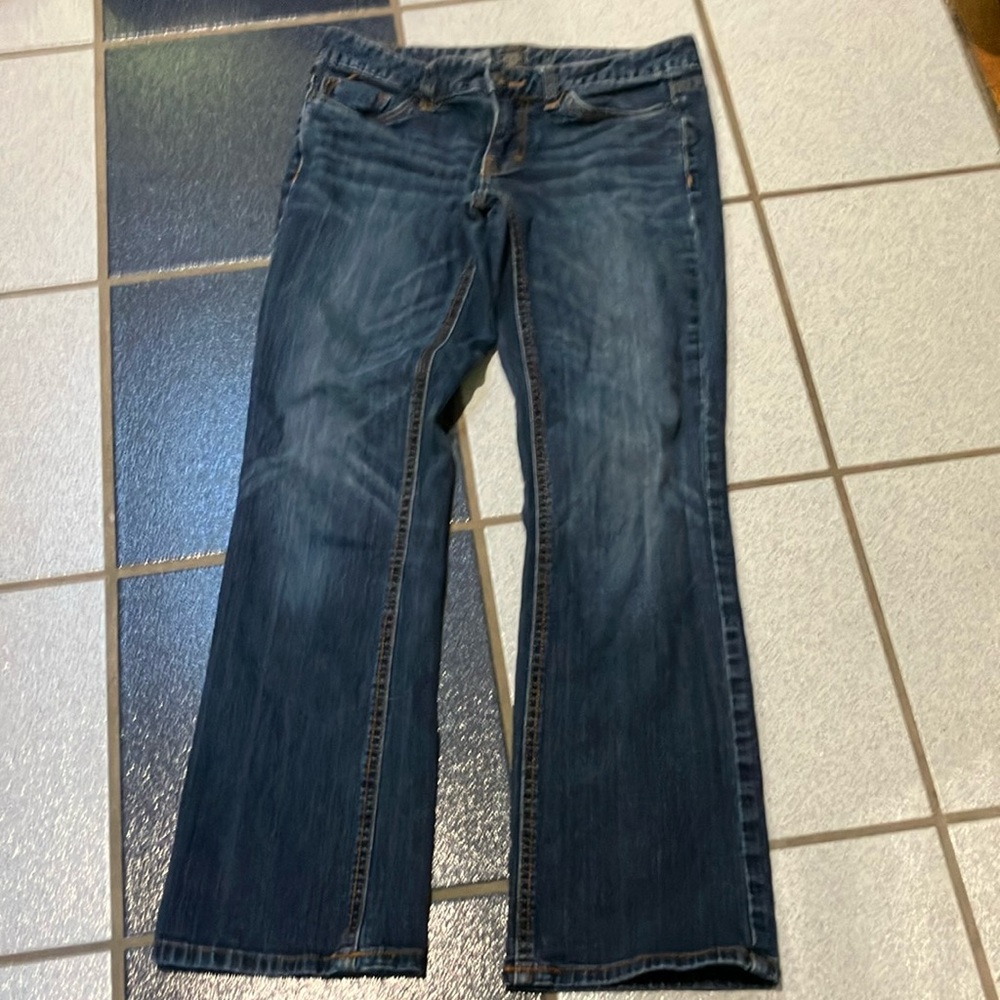 Blue Bootcut Jeans